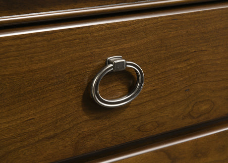 Garland Brown Cherry 4-piece Queen Bedroom Set - Ornate Home