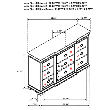 Garland Brown Cherry 5-piece Queen Bedroom Set - Ornate Home