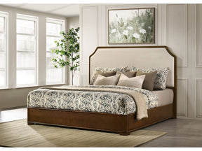 Garland Brown Cherry 58-inch Eastern King Panel Bed - Ornate Home