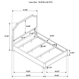 Garland Brown Cherry 58-inch Eastern King Panel Bed - Ornate Home
