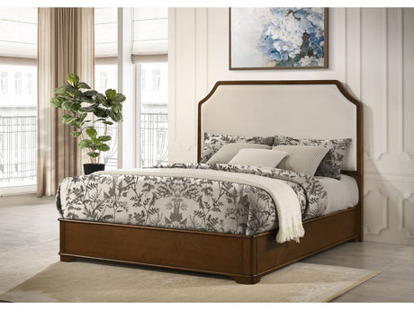 Garland Brown Cherry 58-inch Queen Panel Bed - Ornate Home