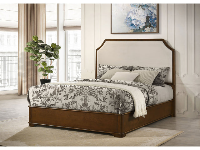 Garland Brown Cherry 58-inch Queen Panel Bed - Ornate Home