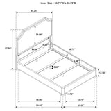 Garland Brown Cherry 58-inch Queen Panel Bed - Ornate Home