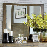Garland Light Oak Mirror - Ornate Home