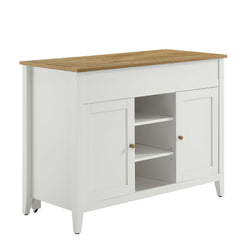 Garland Oak/White Kitchen Island - Ornate Home