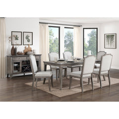 Garner Brown Gray Dining Table - Ornate Home