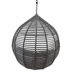 Garner Gray Teardrop Outdoor Patio Swing Chair Without Stand - Ornate Home