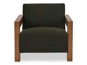 Garnet Olive Lounge Chair - Ornate Home