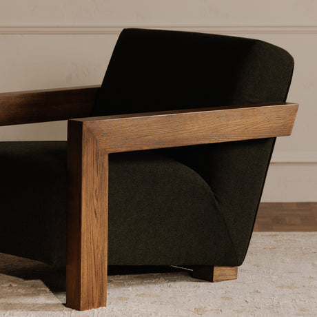 Garnet Olive Lounge Chair - Ornate Home