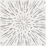 Garnet White Mosaic Starburst Wall Art - Clearance - Ornate Home