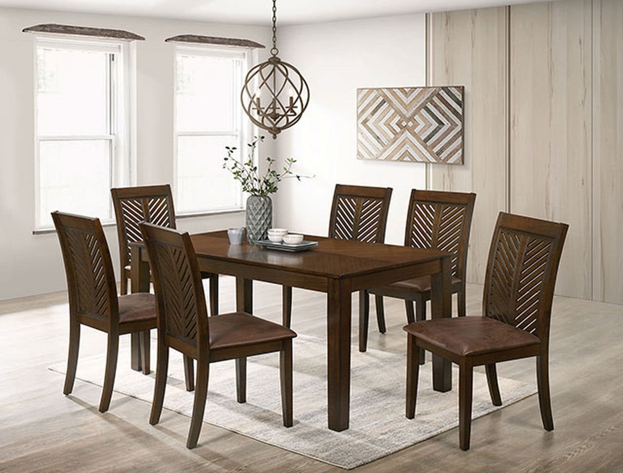 Garnett Walnut Dining Table - Ornate Home
