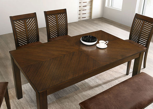 Garnett Walnut Dining Table - Ornate Home