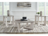 Garnilly Whitewash Occasional Table Set (Set of 3) - Ornate Home