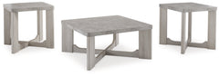 Garnilly Whitewash Occasional Table Set (Set of 3) - Ornate Home