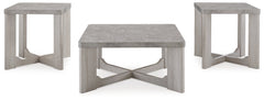 Garnilly Whitewash Occasional Table Set (Set of 3) - Ornate Home
