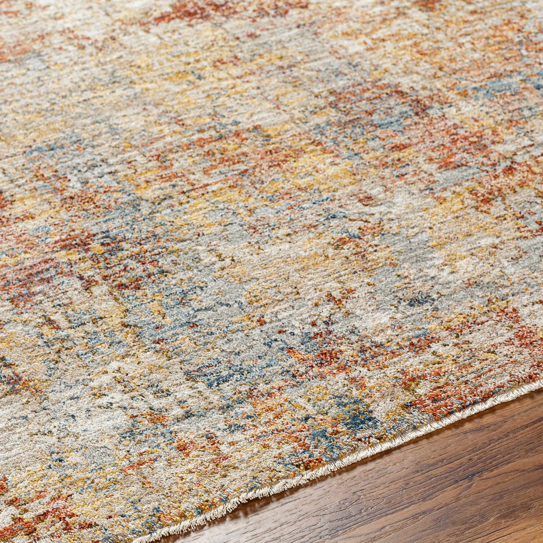 Garo Textured Rug with Fringes - Ornate Home