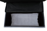 Garrell Gray Velvet Lift Top Storage Bench with Pull-out Bed - Ornate Home