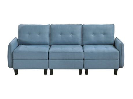 Garren Blue Sofa - Ornate Home