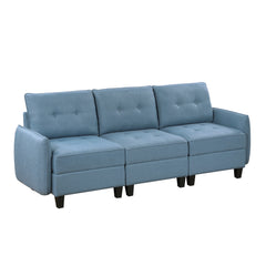 Garren Blue Sofa - Ornate Home