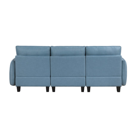 Garren Blue Sofa - Ornate Home