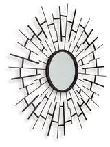 Garrenworth Black Accent Mirror - Ornate Home