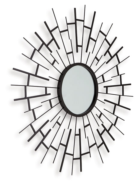 Garrenworth Black Accent Mirror - Ornate Home