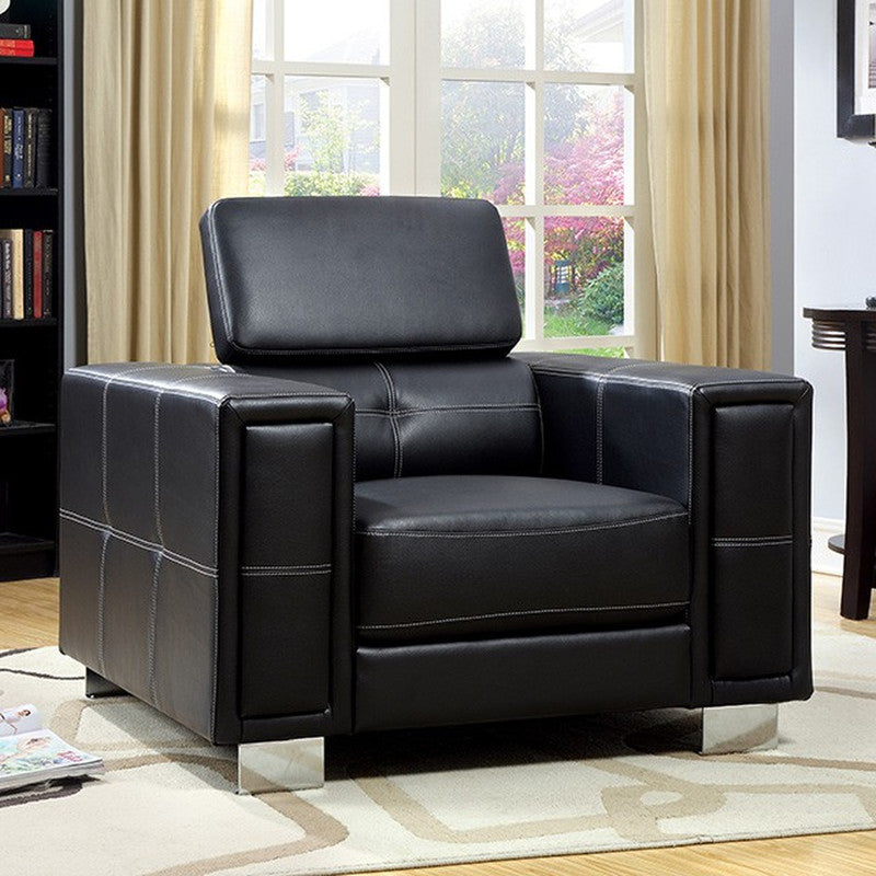Garret Black Chair - Ornate Home