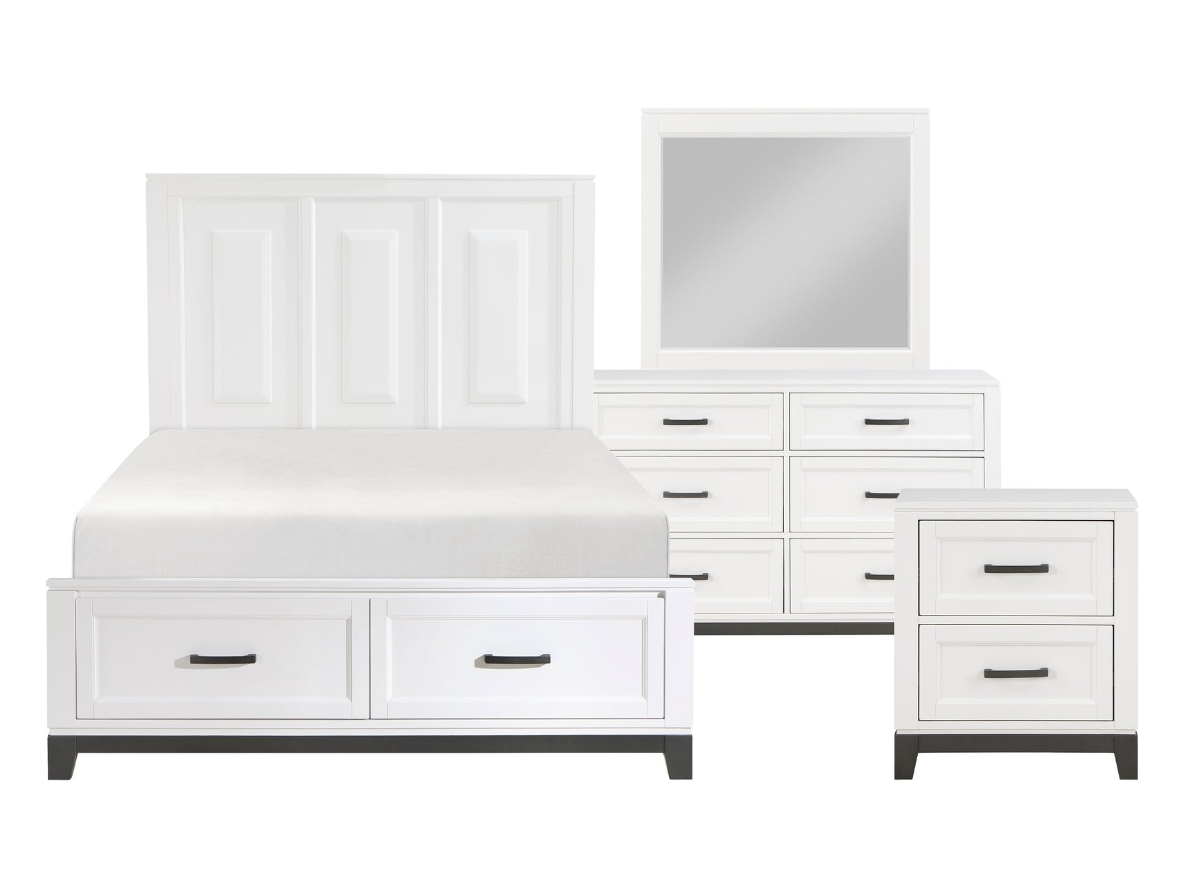 Garretson 4-piece Queen Bedroom Set - Ornate Home