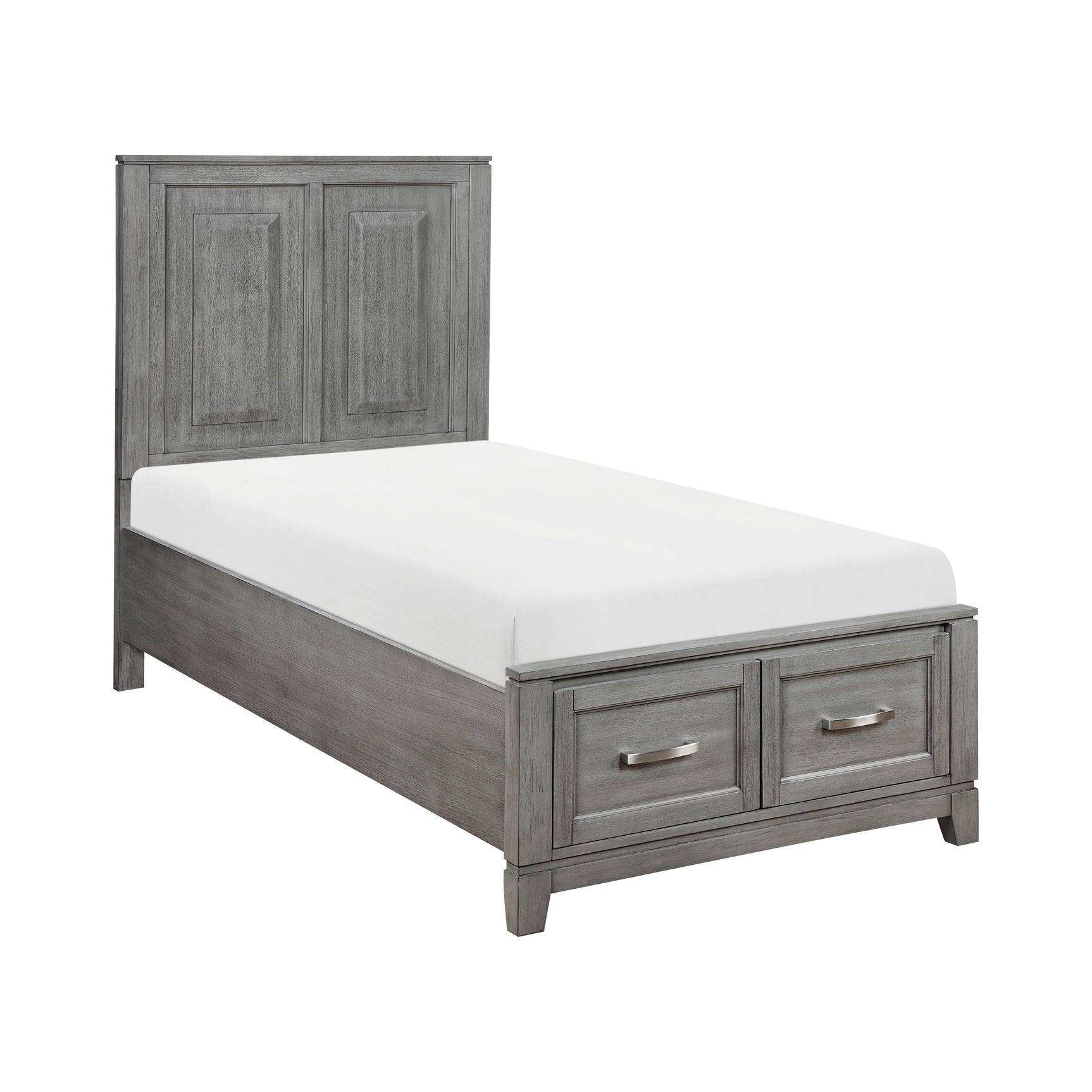 Garretson Gray 4-Piece Twin Bedroom Set - Ornate Home