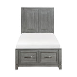 Garretson Gray 4-Piece Twin Bedroom Set - Ornate Home