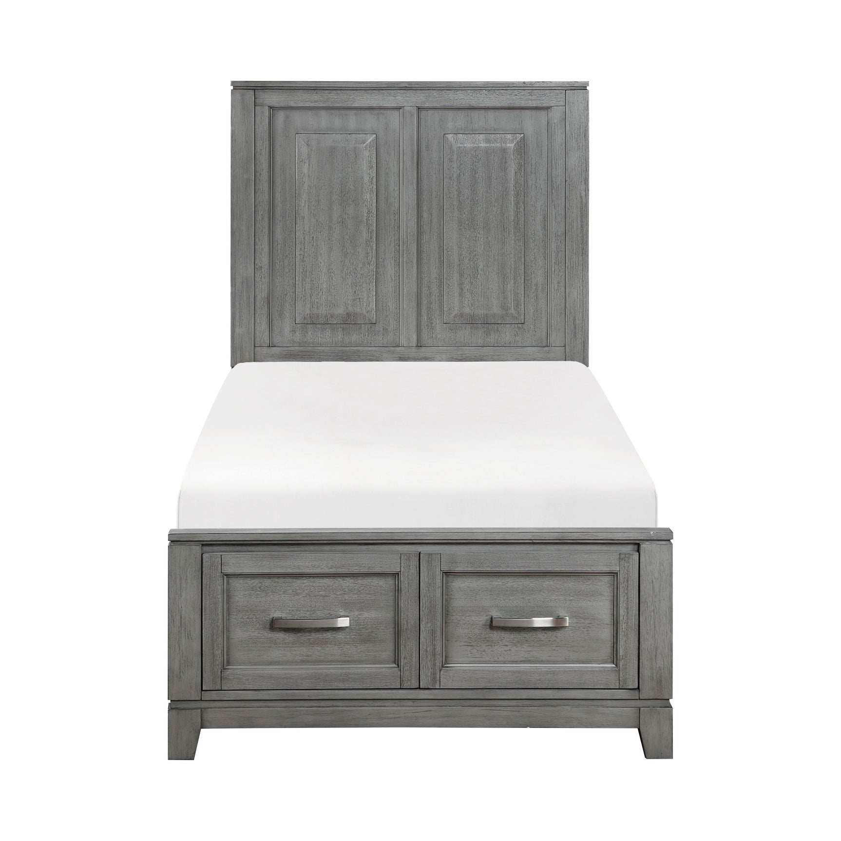 Garretson Gray 4-Piece Twin Bedroom Set - Ornate Home