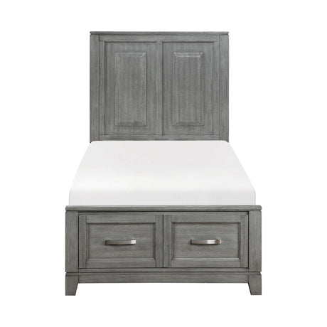Garretson Gray 4-Piece Twin Bedroom Set - Ornate Home