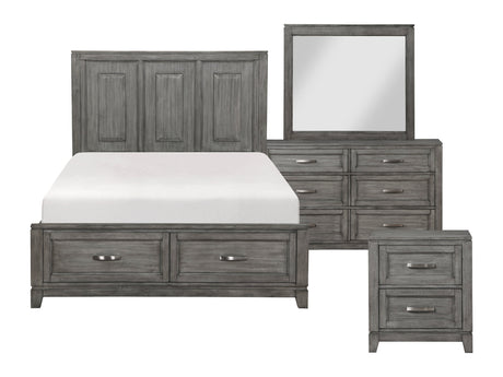 Garretson Gray 4-piece Queen Bedroom Set - Ornate Home