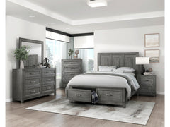 Garretson Gray 5-Piece Queen Bedroom Set - Ornate Home