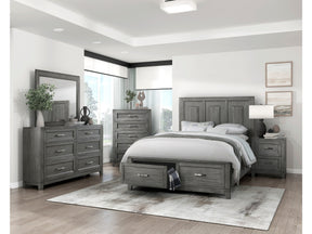 Garretson Gray 5-Piece Queen Bedroom Set - Ornate Home