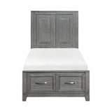 Garretson Gray 5-Piece Twin Bedroom Set - Ornate Home