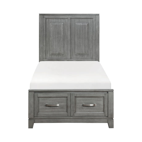 Garretson Gray 5-Piece Twin Bedroom Set - Ornate Home