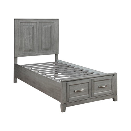 Garretson Gray 5-Piece Twin Bedroom Set - Ornate Home
