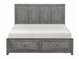 Garretson Gray California King Platform Bed - Ornate Home