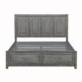 Garretson Gray California King Platform Bed - Ornate Home