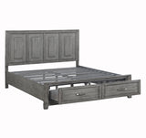 Garretson Gray California King Platform Bed - Ornate Home