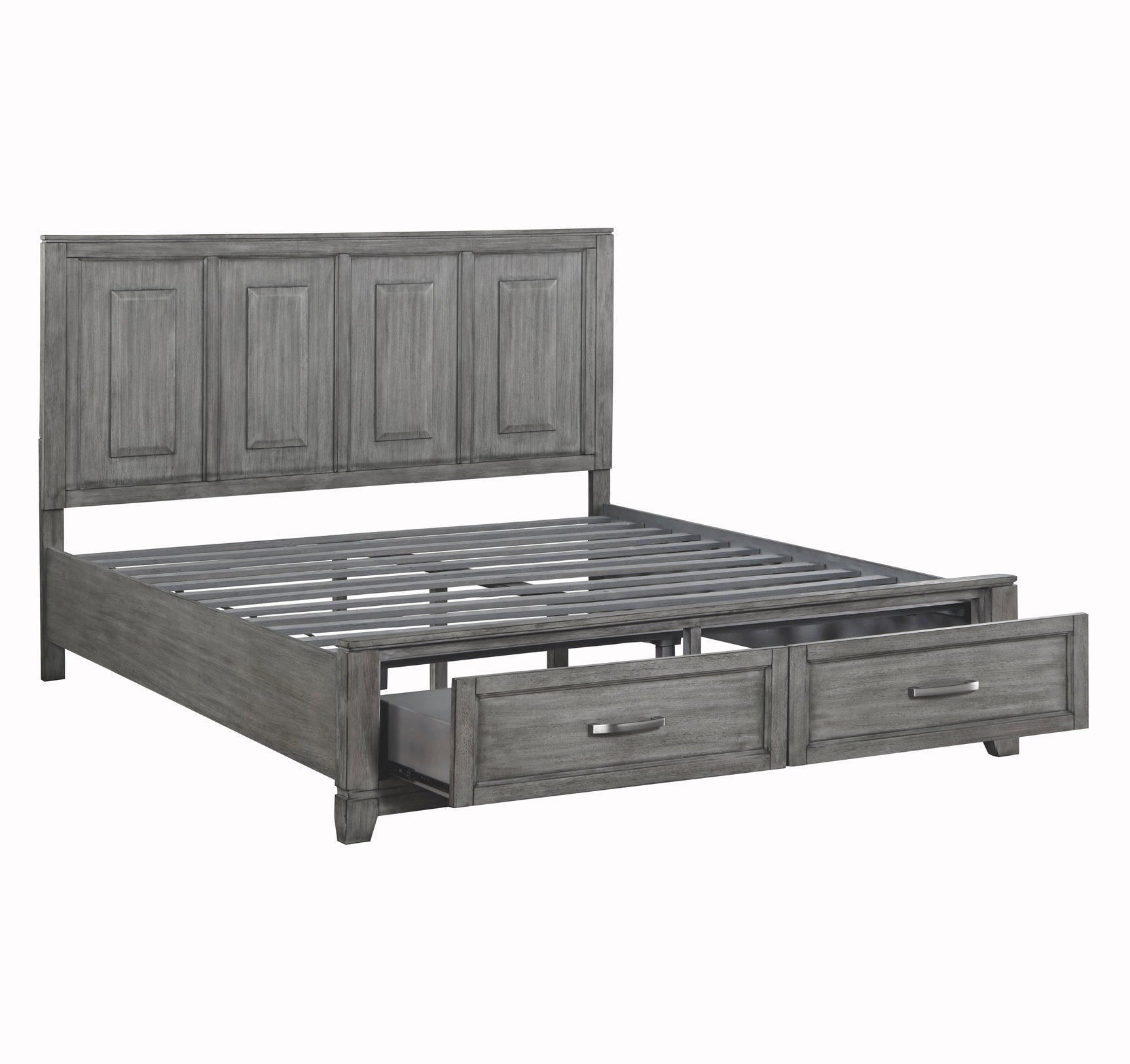 Garretson Gray California King Platform Bed - Ornate Home