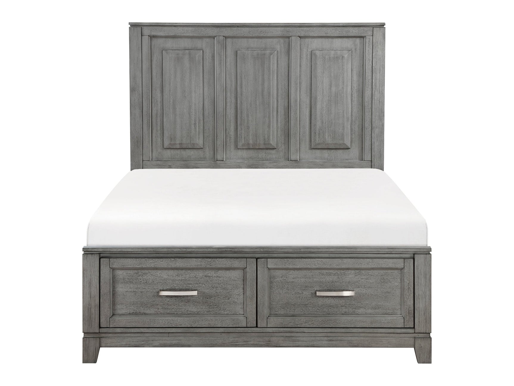 Garretson Gray Full Platform Bed - Ornate Home