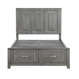 Garretson Gray Full Platform Bed - Ornate Home