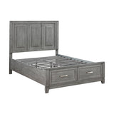 Garretson Gray Full Platform Bed - Ornate Home