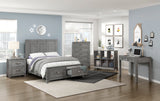 Garretson Gray Full Platform Bed - Ornate Home