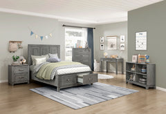 Garretson Gray Full Platform Bed - Ornate Home