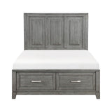 Garretson Gray Full Platform Bed - Ornate Home