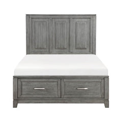 Garretson Gray Full Platform Bed - Ornate Home