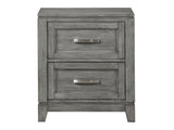 Garretson Gray Nightstand - Ornate Home
